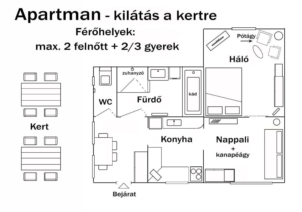 Castle Garden Apartman 埃格尔 外观 照片